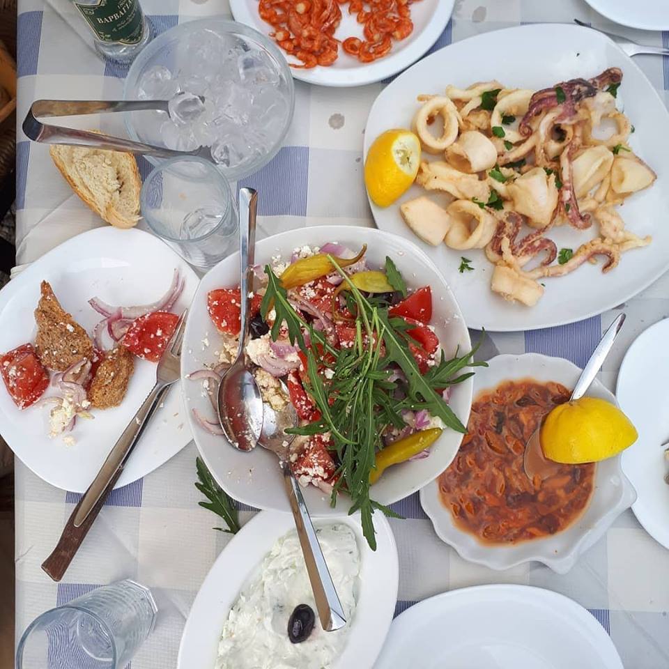 Manias fish tavern in Kalymnos - Kalymnos seafood